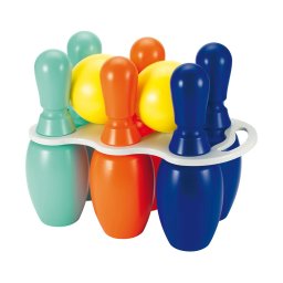 Set popice pentru copii Ecoiffier 30 cm, 6 popice si 2 bile