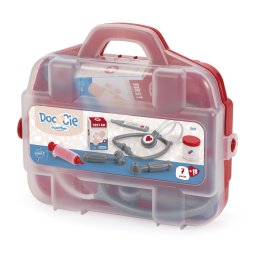 Set doctor pentru copii Ecoiffier cu 7 piese si valiza 25,5 cm