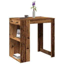 Masa de bar, lemn vechi, 102x70x103,5 cm, lemn prelucrat GartenMobel Dekor