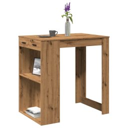 Masa de bar, stejar artizanal, 102x70x103,5 cm, lemn prelucrat GartenMobel Dekor