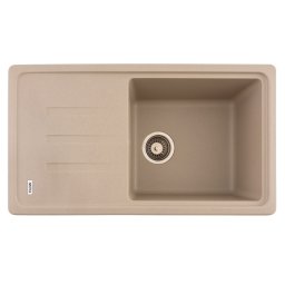 Chiuveta bucatarie din granit Sahara, 1 cuva cu scurgator, 780x435 mm