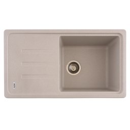 Chiuveta bucatarie din granit Flow SLIM LONG, 1 cuva, Avena, 780x435 mm