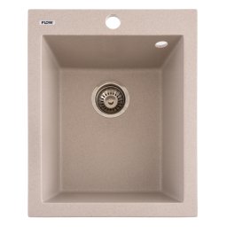 Chiuveta de bucatarie din granit cu 1 cuva, Avena, 410x495 mm, Flow BOARD