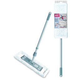 Mop magnetic York din bumbac pentru pardoseli din lemn si gresie