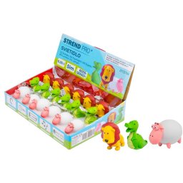 Breloc lanterna LED Strend Pro cu sunet, animale, 5 lm, set 18 bucati