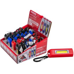 Lanterna breloc LED Strend Pro 75 lm, USB, cu carabina, mix culori