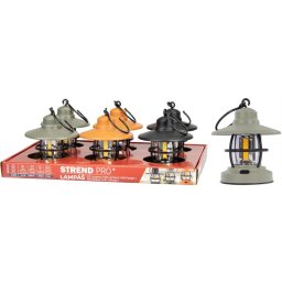 Lampa camping retro Strend Pro NX1069, 200 lm, 3xAAA, mix culori