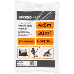Folie de acoperire Strend Pro Standard pentru zugravit, 4x5 m, 30 µ