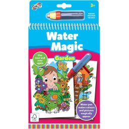 Carte de colorat cu apa reutilizabila Gradina pentru copii 3+