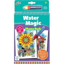 Carte de colorat cu apa reutilizabila Galt Water Magic Parcul de distractii