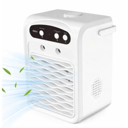 Mini Racitor de aer portabil 3 in 1 ventilator racire bluetooth si umidificator compact si silentios