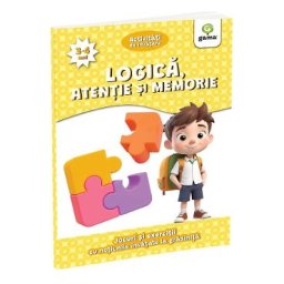 Logica, atentie si memorie 3-4 ani. Activitati de invatare. Jocuri si exercitii cu notiunile invatate la gradinita