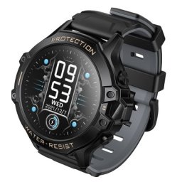 Smartwatch pentru copii Hoco Y107, 4G GPS, WiFi, 700mAh, 1.69” cu functie de apelare Negru