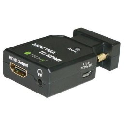 Techly Convertor adaptor VGA + 3,5mm audio > HDMI M/F
