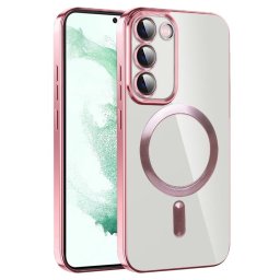 Husa Husa pentru Samsung Galaxy S21 FE 5G - Techsuit Luxury Crystal MagSafe - Pink