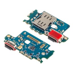 Piese si componente Placa cu Conector Incarcare - Microfon - Modul Cititor SIM Samsung Galaxy S24 S921, Service Pack GH96-16507A