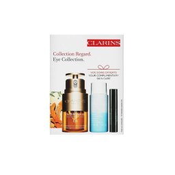 Zestaw Clarins Collection Regard Double Serum Eye 20ml + Instant Eye Make Up Remover 30ml + Mascara Supra Lift & Curl 3ml