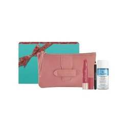 Zestaw Collistar Unbox Your Glam Twist Balmy Gloss - Rose 216 + Mini Professional Eye Pencil 0.8g + Two-Phase Eye-Lip Make-Up Remover Solution 35ml