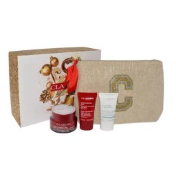 Zestaw Clarins Multi-Intensive Day Cream 50ml + Super Restorative Night Cream 15ml + Cryo Flash Cream Mask 15ml + Pouch