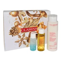 Zestaw Clarins Velvet Clensing Milk 200ml + Instant Eye Make-Up Remover 30ml + Hydrating Toning Lotion 50ml