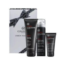 Zestaw Collistar Uomo Unbox Your Style Perfect Adherence Shaving Foam For Sensitive Skin 75ml + Toning Shower Gel 100ml + Energizing Cleansing Gel 30ml