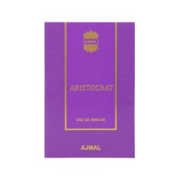 Ajmal Aristocrat Her - Mostră (sample), 1.5 ml - Categorie olfactivă: Floral-Woody-Musk - Note vârf: Gălbenele, Portocală, Bergamotă - Note mijloc: Zahăr, Șofran, Iasomie - Note bază: Amber, Mosc, Mușchi de stejar