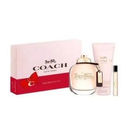 Set Coach New York For Women, EDP 90 ml + miniatură 7.5 ml + loțiune corp 100 ml, cadou damă premium