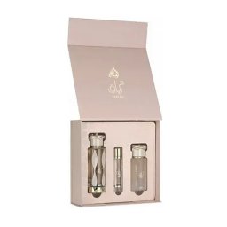Set Lattafa Teriaq, EDP 100 ml + EDP 12 ml + Hair Mist 50 ml, parfum premium unisex