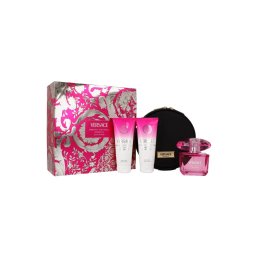 Set Versace Bright Crystal Absolu, EDP 90 ml + loțiune corp 100 ml + gel de duș 100 ml + geantă cosmetică premium