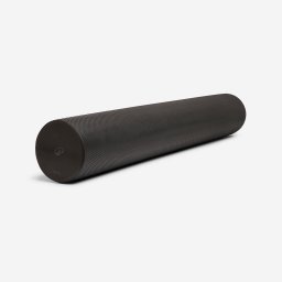 Rolă din spumă Pilates lungime 90 cm diametru 15 cm, Foam roller Negru