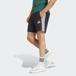 Șort din bumbac cu buzunar ADIDAS negru, bărbați