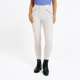 Pantalon echitație ultra lejer Vară Bej Damă
