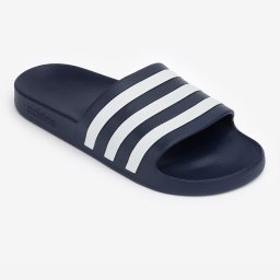 Papuci piscină ADILETTE AQUA Albastru-Alb