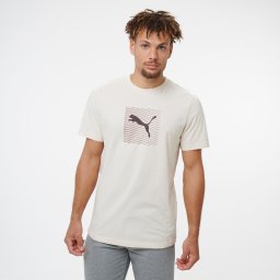 Tricou bumbac Puma Bej Bărbați