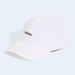 Șapcă ADIDAS din bumbac Alb Adulți