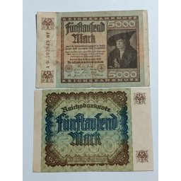 Germania 1922 - 5000 Reichmark, circulata
