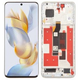 Display cu touchscreen si rama Honor 90 Argintiu Service Pack
