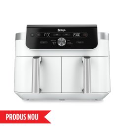 Airfryer DualZone DZ901, 2470W, 9.5L, 6 funcții de gătit, alb Ninja