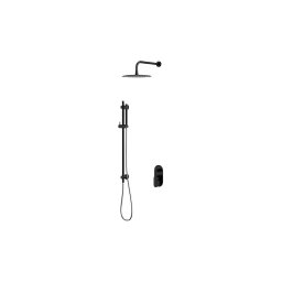 Set de duș cu baterie ascunsă Cersanit S952-009 CREA negru