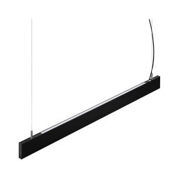 Ideal Lux - Lustră LED suspendată pe cablu STEEL LED/29W/230V 3000K CRI 90 120 cm negru