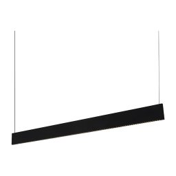 Ideal Lux - Lustră LED STEEL suspendată pe cablu, 24W, 230V, 3000K, CRI 90, 120 cm, negru