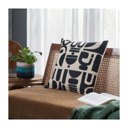 Eglo 420307 - Pernă decorativă CHEVERY 45 x 45 cm, crem/negru