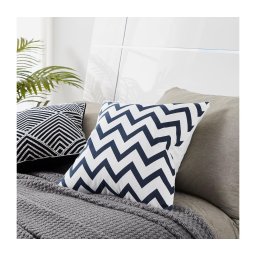 Eglo 420014 - Pernă decorativă CHEVERY 45x45 cm negru/alb