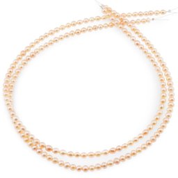Sirag Perle de cultura crem rotunde 4mm, 39cm