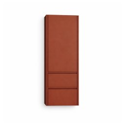 Dulap suspendat baie Kolpasan Joy 148 cm, 1 ușă și 2 sertare, Ceramic Red