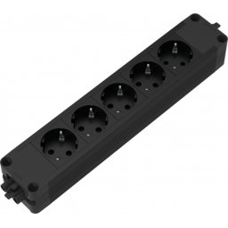 Bloc priza modulara eGST 2.0, Filex Power Strip, 5 iesiri, negru, Fellowes