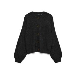 VERO MODA Geacă tricotată 'VMLEA' negru