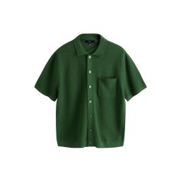 Next Geacă tricotată verde închis