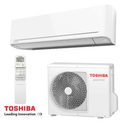 Aparat de aer conditionat cu invertor Toshiba Yukai+ RAS-B18S4KVG-E + RAS-18E2AVG-E, 18.000 BTU, 35 m², Wi-Fi, R-32, Alb