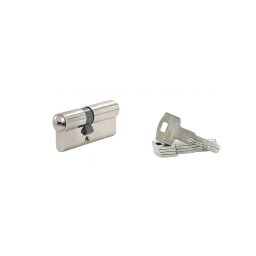 Butuc usa, profil european, 30 x 40 mm, 5 chei, nichelat, Dynamic
